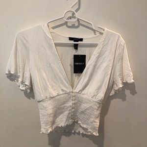 Forever 21 white top